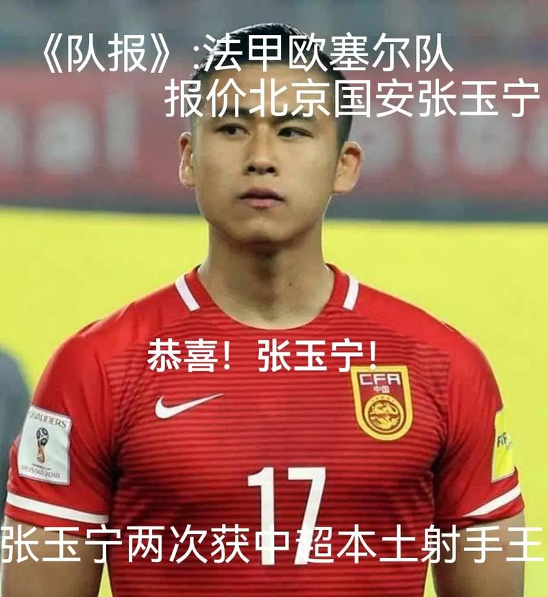 国足球员张玉宁